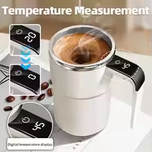 Automatic Self-Stirring Coffee Mug – 380ML Rechargeable Electric Mixing Cup ☕🖤