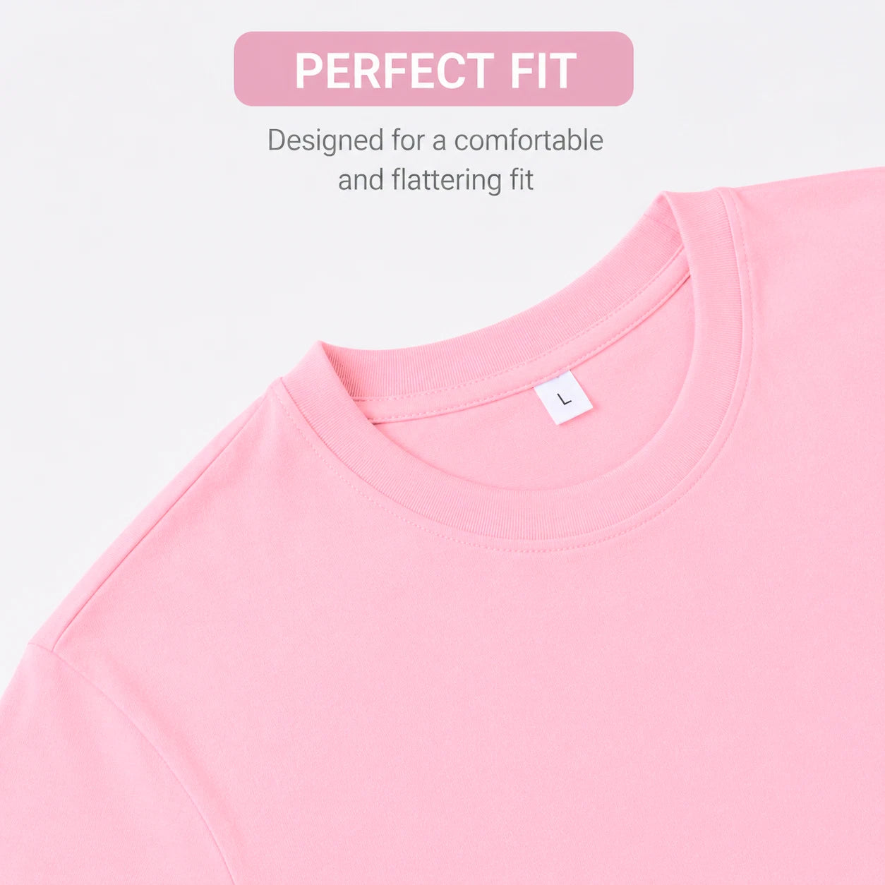Men's Oversized T-Shirt – 100% Cotton Soft Plain Short Sleeve Tee | Casual Crew Neck | UK