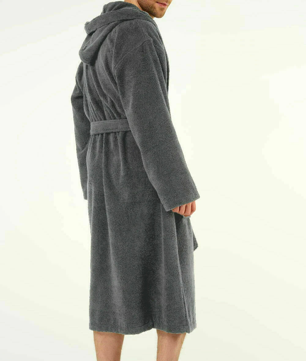 Unisex Luxury Bath Robe Dressing Gown – 100% Egyptian Cotton Terry Towelling | Soft, Absorbent & Hotel Quality